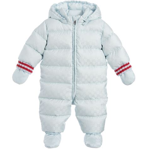 baby gucci onesies|gucci baby snowsuit.